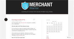 Desktop Screenshot of blog.merchantwarrior.com