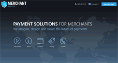 Desktop Screenshot of merchantwarrior.com
